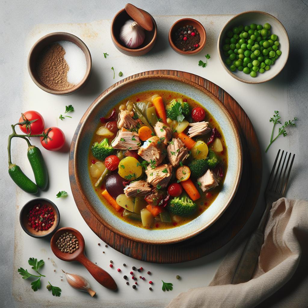 Savory Turkey and Vegetable Stew: A Hearty Healthy Delight