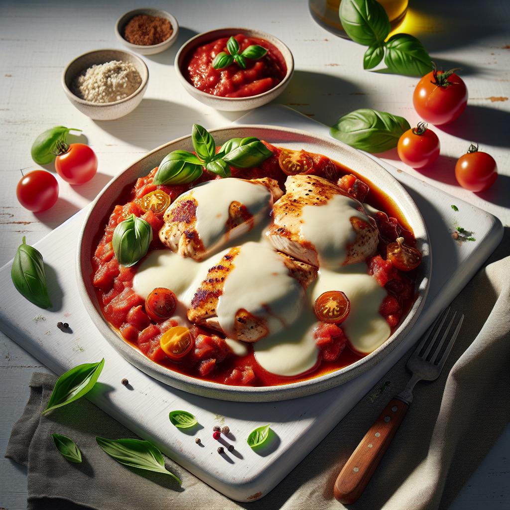 Savor the Flavor: Chicken Marinara with Melted Mozzarella
