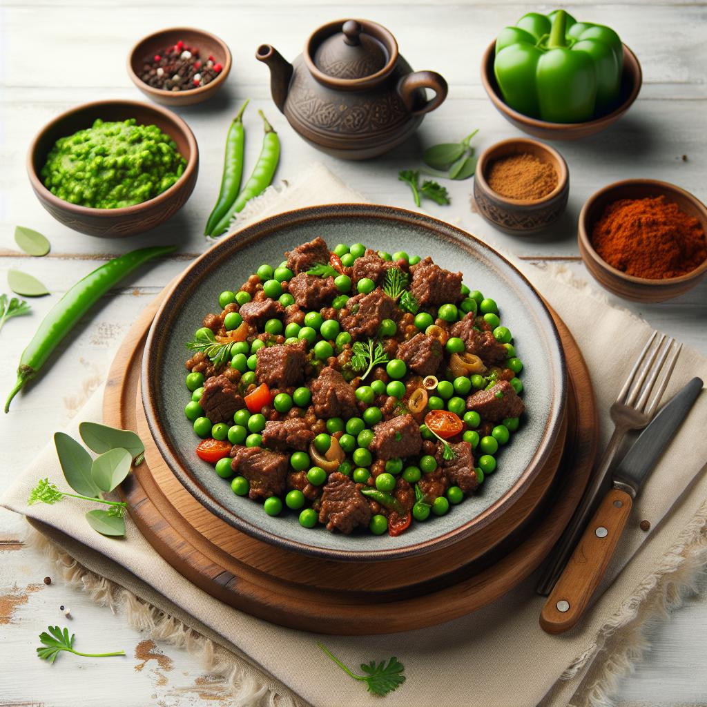 Savor the Flavor: Homemade Beef Keema with Peas Delight
