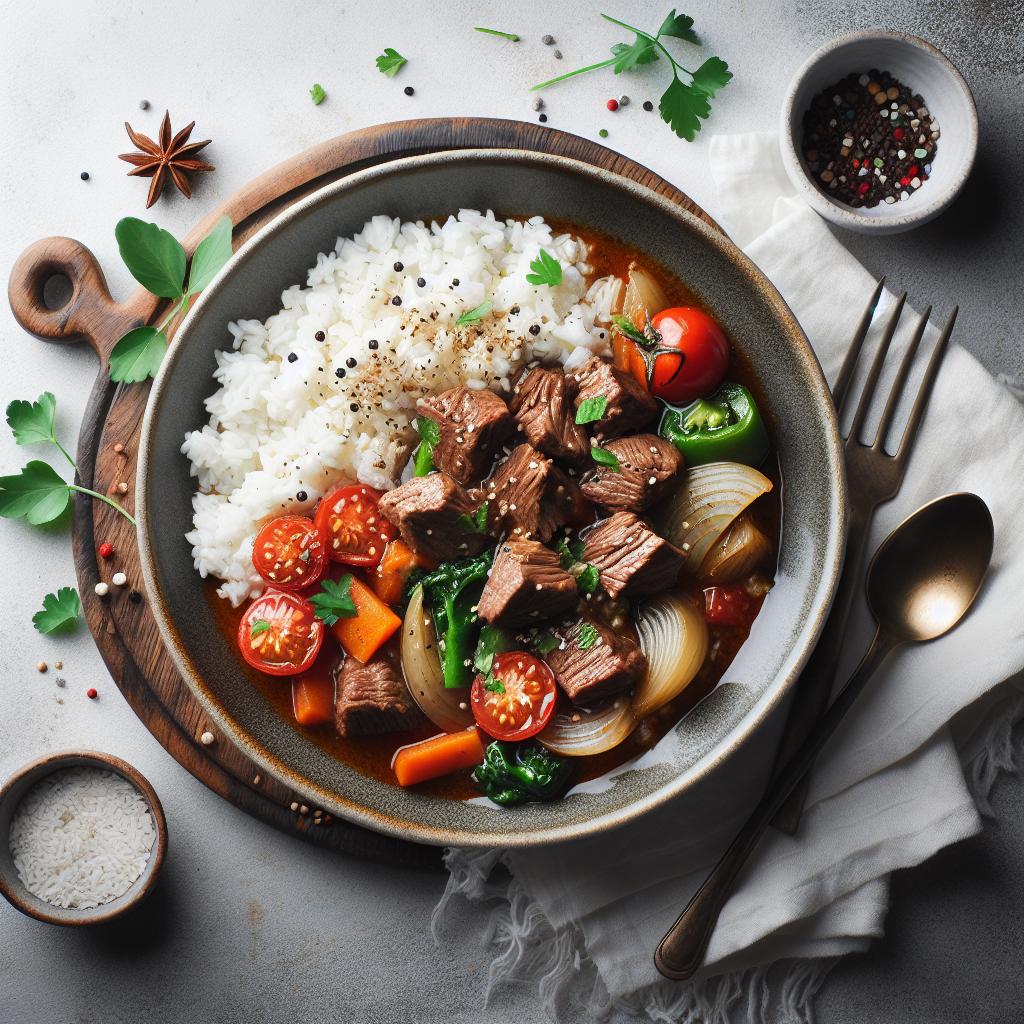 Hearty Beef and Rice Stew: A Comforting Culinary Classic