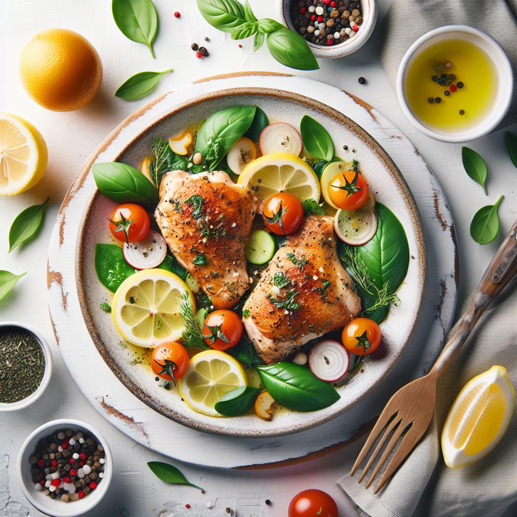 Zesty Lemon Herb Chicken Thighs: A Flavorful Roast Guide