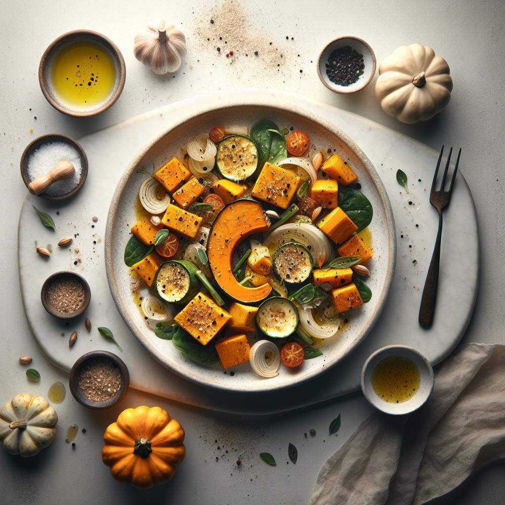 Golden Harvest: Crafting the Perfect Roasted Squash Salad