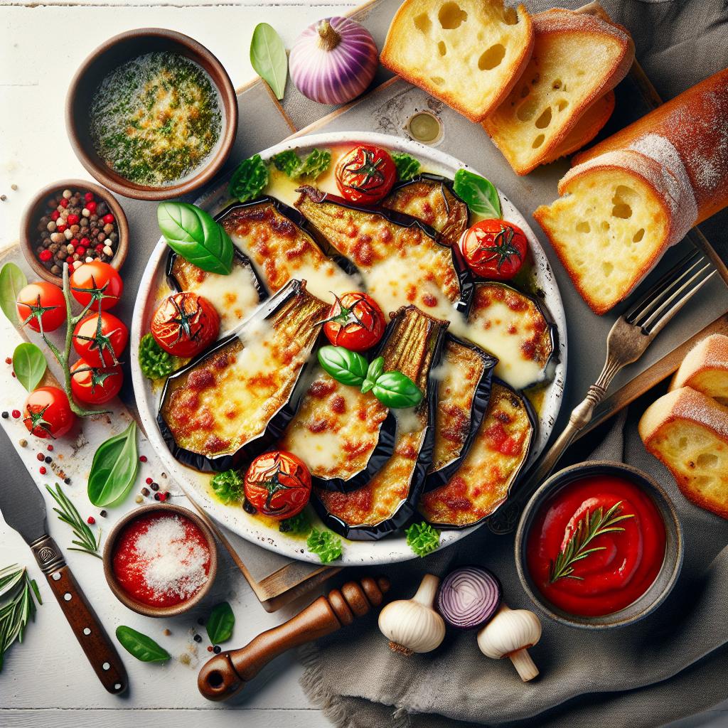 Crispy Baked Eggplant Parmesan: A Healthy Italian Classic