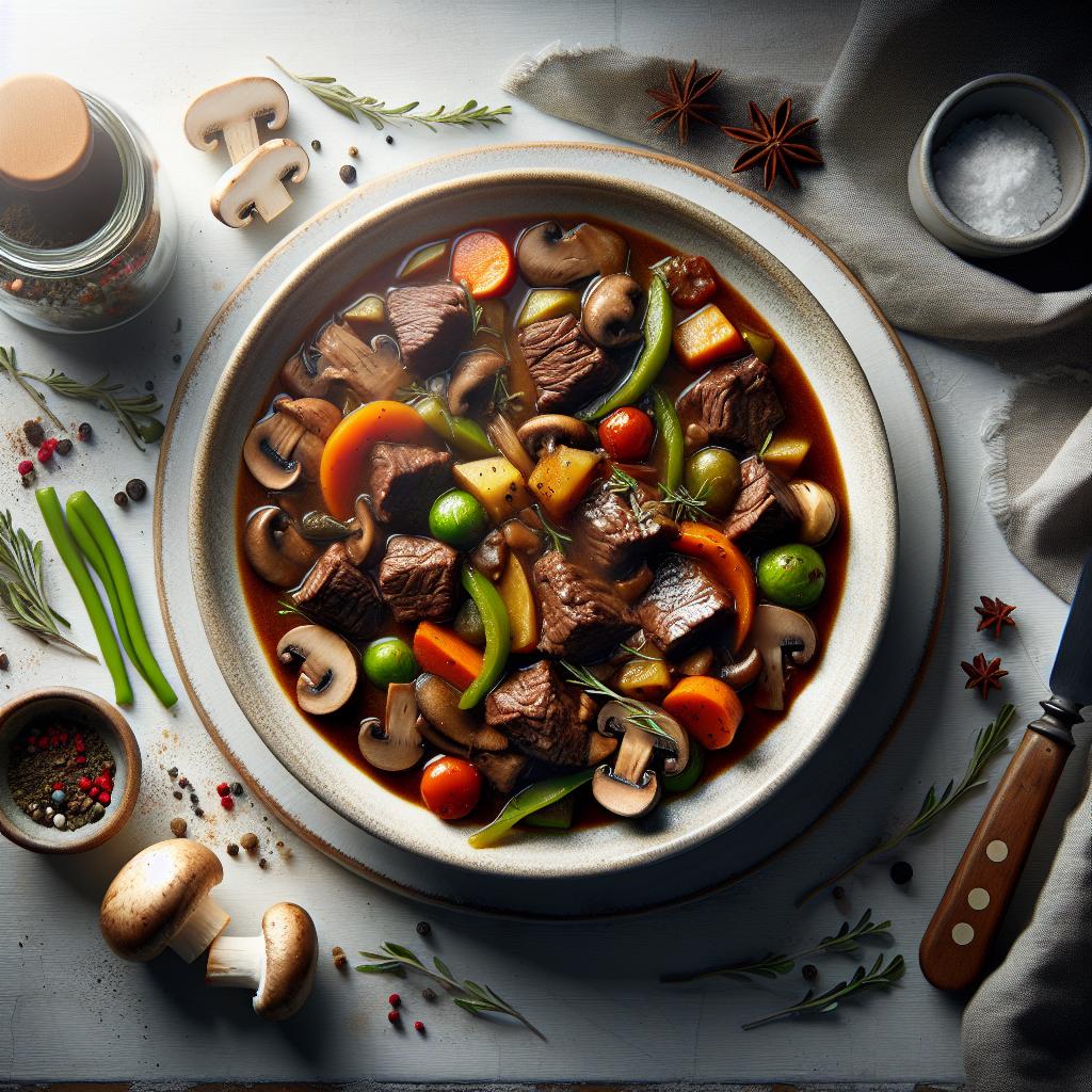 Hearty Beef & Mushroom Stew: A Savory Comfort Classic