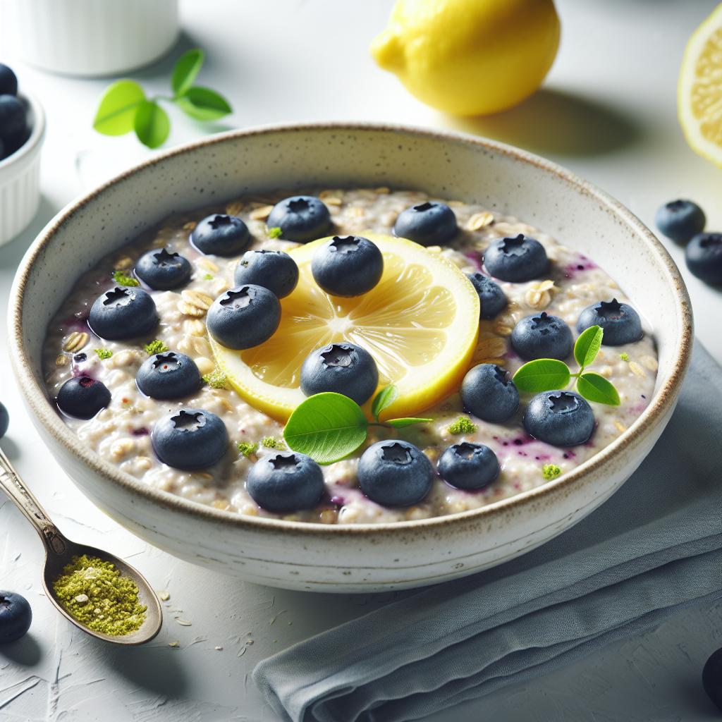 Brighten Mornings with Zesty Lemon Blueberry Overnight Oats