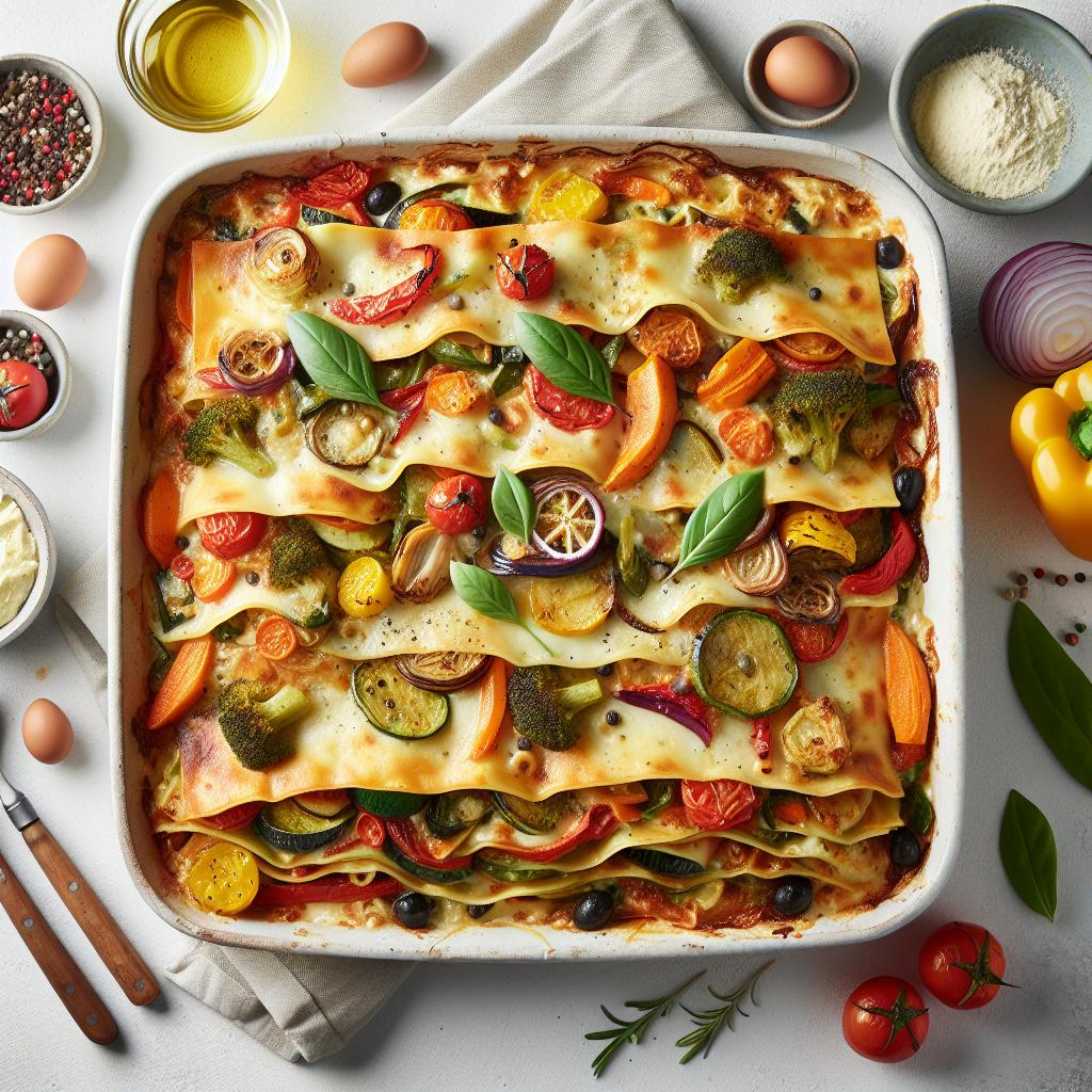 Layers of Flavor: The Art of Roasted Vegetable Lasagna