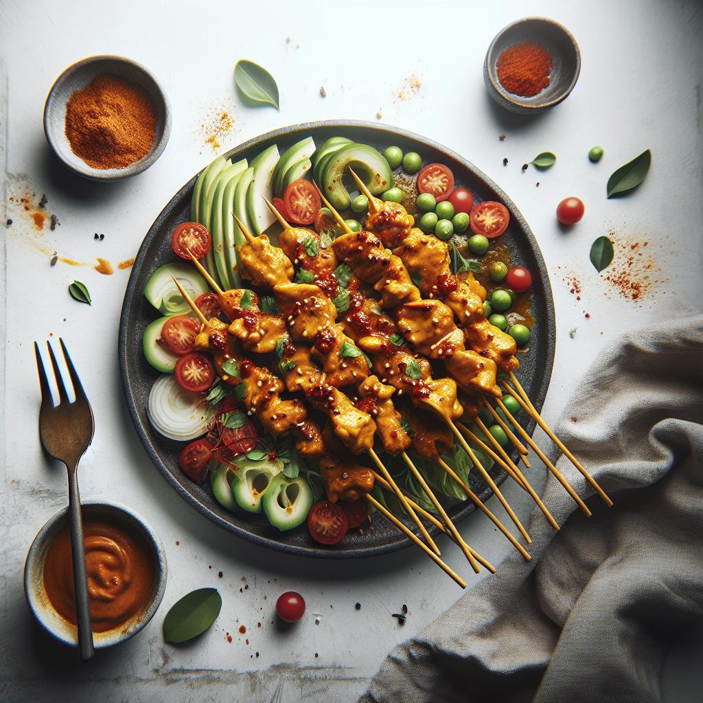 Savor Chicken Satay: A Flavorful Journey with Spicy Peanut Sauce