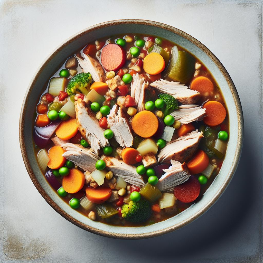 Hearty Turkey and Vegetable Stew: A Nutritious Comfort Bowl