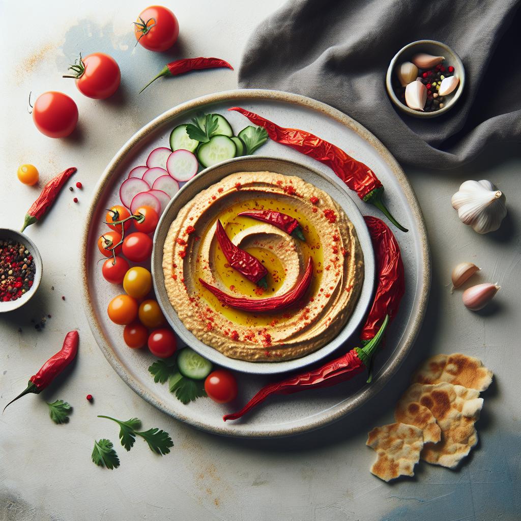Brighten Your Snack Time with Roasted Red Pepper Hummus