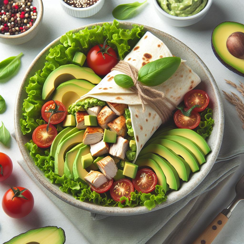Wholesome Chicken Avocado Wraps: A Nutritious Delight