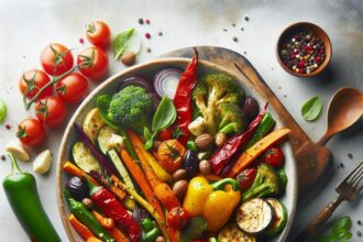Flavorful Roasted Vegetable Medley: A Colorful Harvest Feast