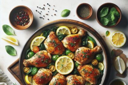 Zesty Lemon Herb Chicken Thighs: A Flavorful Roast Guide