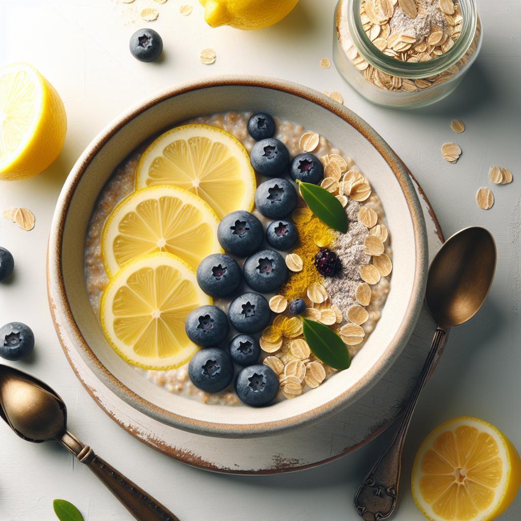Brighten Mornings with Zesty Lemon Blueberry Overnight Oats