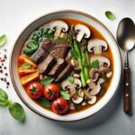Savor the Rich Flavors of Hearty Beef and Mushroom Soup