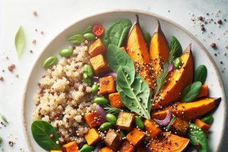 Nourish Naturally: Roasted Sweet Potato and Quinoa Delight