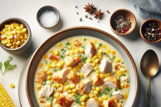 Hearty Chicken and Corn Chowder: Comfort in Every Spoonful