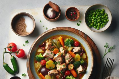 Savory Turkey and Vegetable Stew: A Hearty Healthy Delight