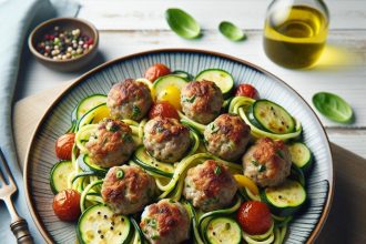 Turkey Meatballs and Zucchini Noodles: A Healthy Twist