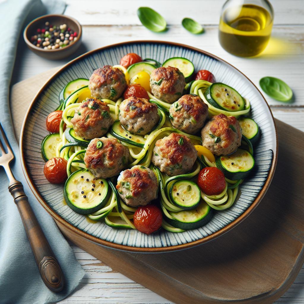 Turkey Meatballs and Zucchini Noodles: A Healthy Twist