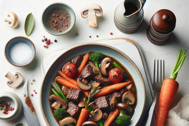 Hearty Beef and Mushroom Stew: A Savory Comfort Classic