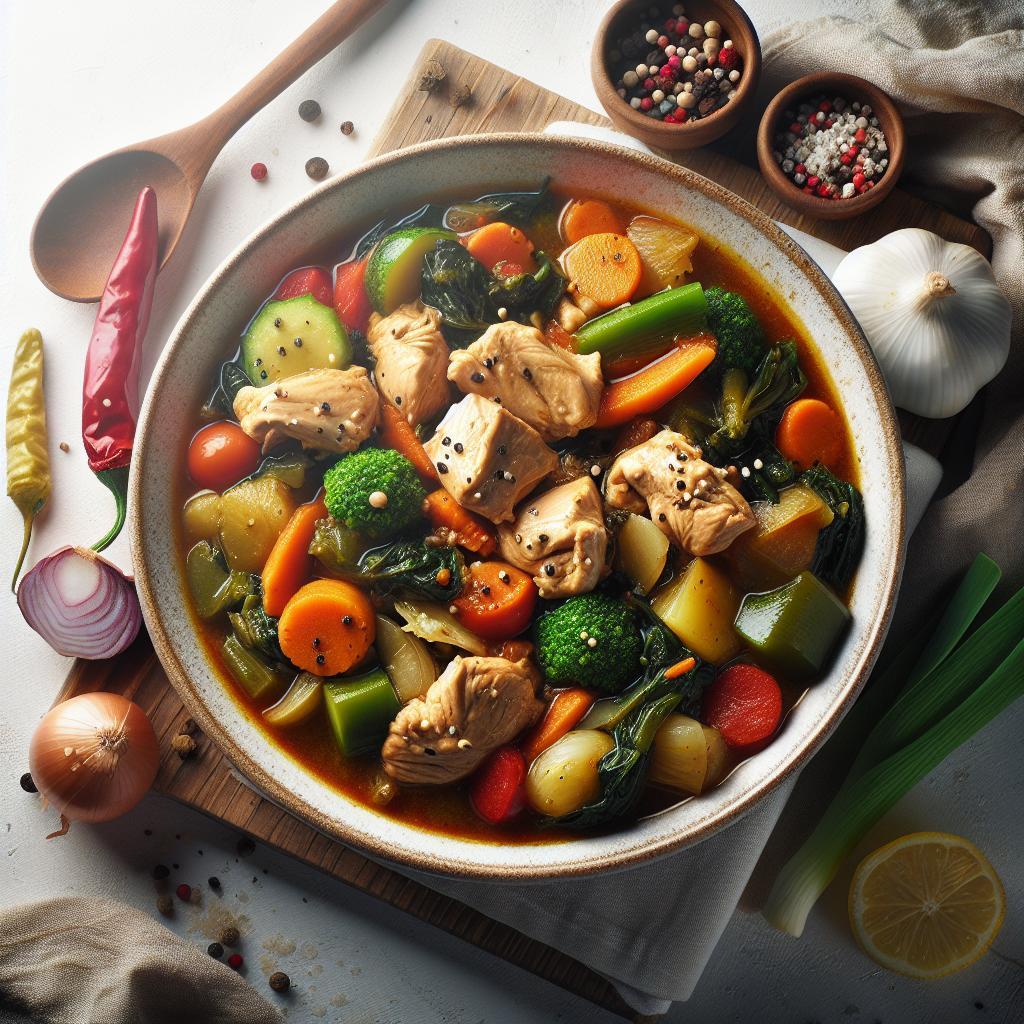 Hearty Chicken and Vegetable Stew: A Nutritious Comfort Bowl