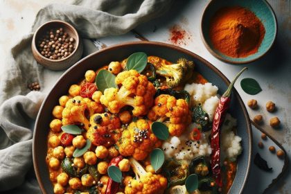 Roasted Cauliflower & Chickpea Curry: A Flavorful Fusion Feast