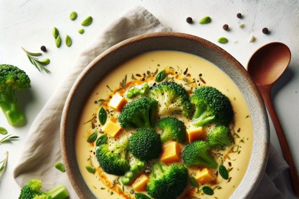 Velvety Creamy Broccoli and Cheese Soup: A Comfort Classic