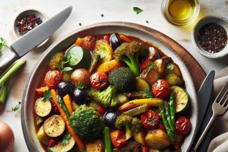 Hearty Roasted Vegetable Stew: A Flavorful Comfort Dish