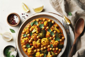 Roasted Cauliflower & Chickpea Curry: A Flavorful Feast