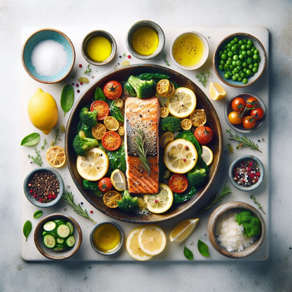 Zesty Baked Salmon with Creamy Lemon Butter Bliss