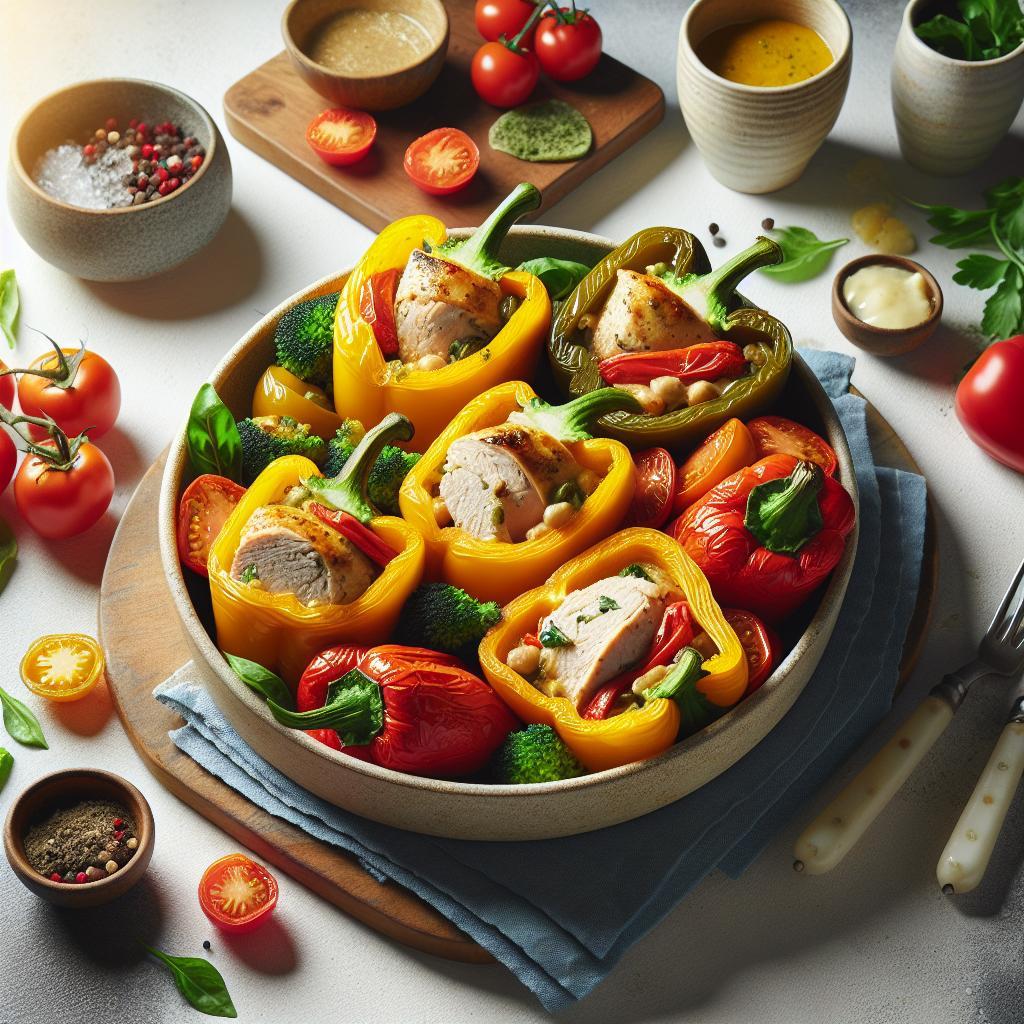 Savory Turkey Stuffed Bell Peppers: A Nutritious Delight