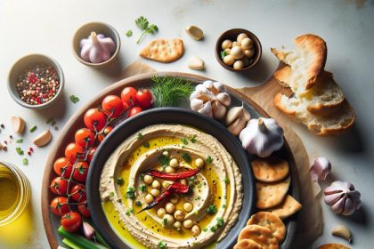 Unlock Flavor: How to Make Roasted Garlic Hummus Dip