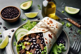 Hearty Beef Burritos with Black Beans: A Flavorful Fiesta