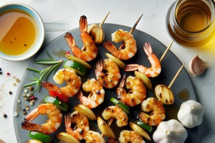 Sweet & Savory Honey Garlic Shrimp Skewers Recipe Guide