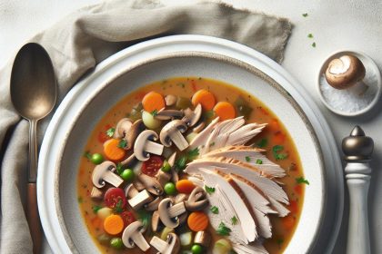 Hearty Turkey and Mushroom Soup: A Cozy Comfort Recipe