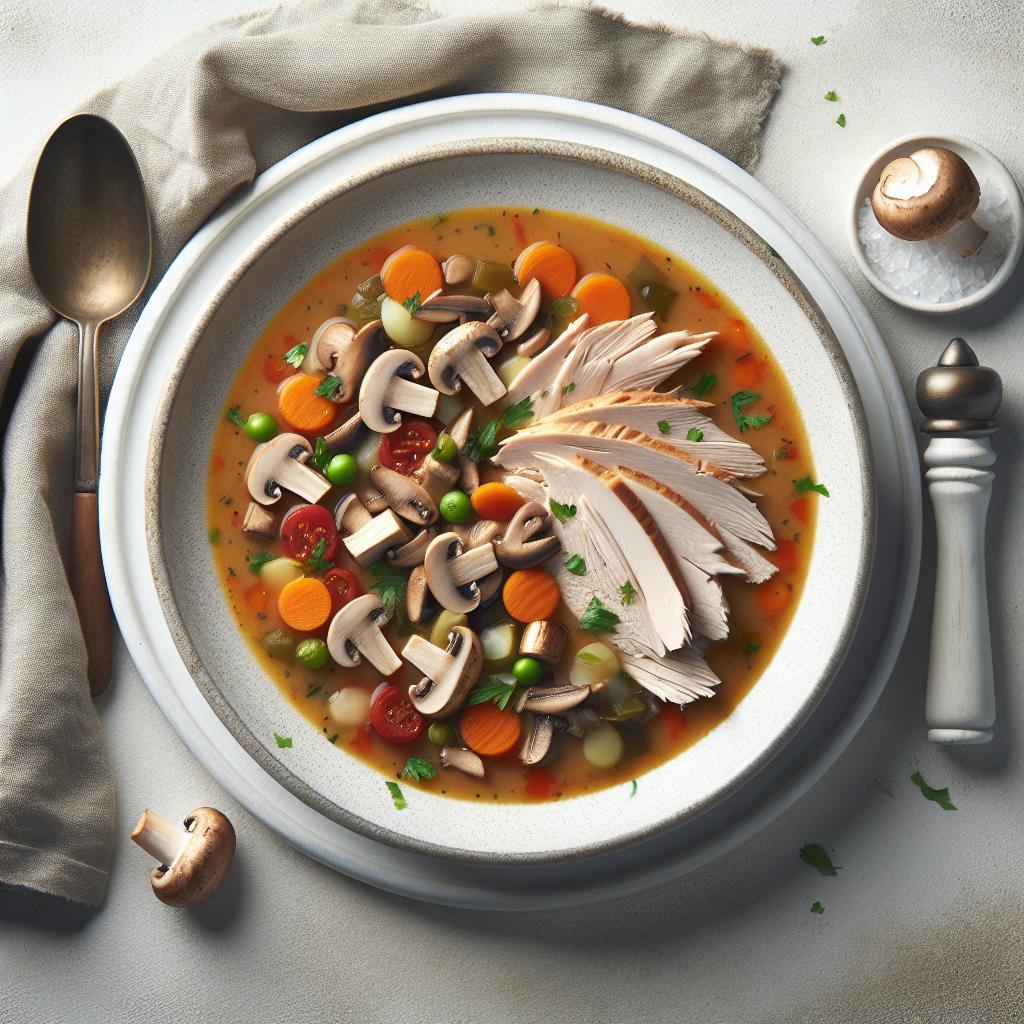 Hearty Turkey and Mushroom Soup: A Cozy Comfort Recipe