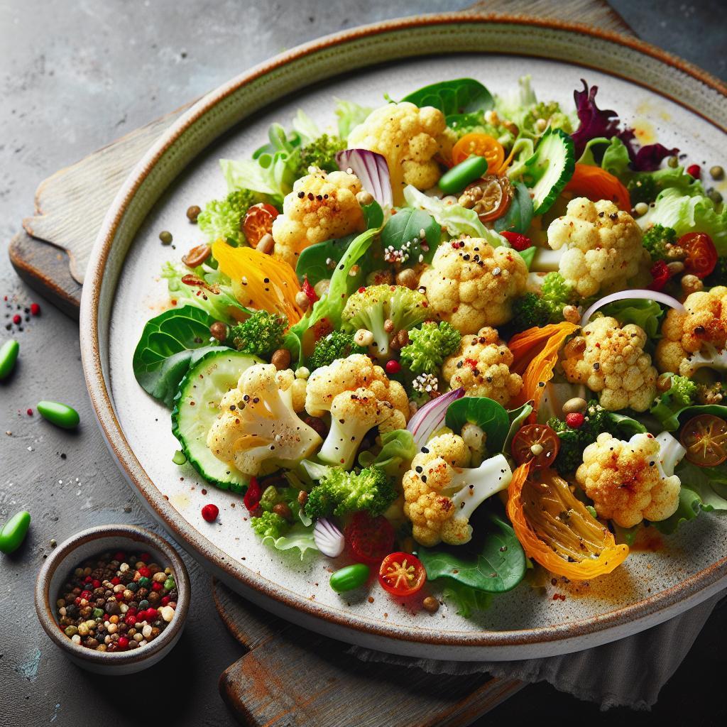 Crunchy Roasted Cauliflower Salad: A Flavor-Packed Delight