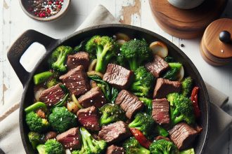 Sizzling Beef and Broccoli Skillet: Quick, Flavorful Feast