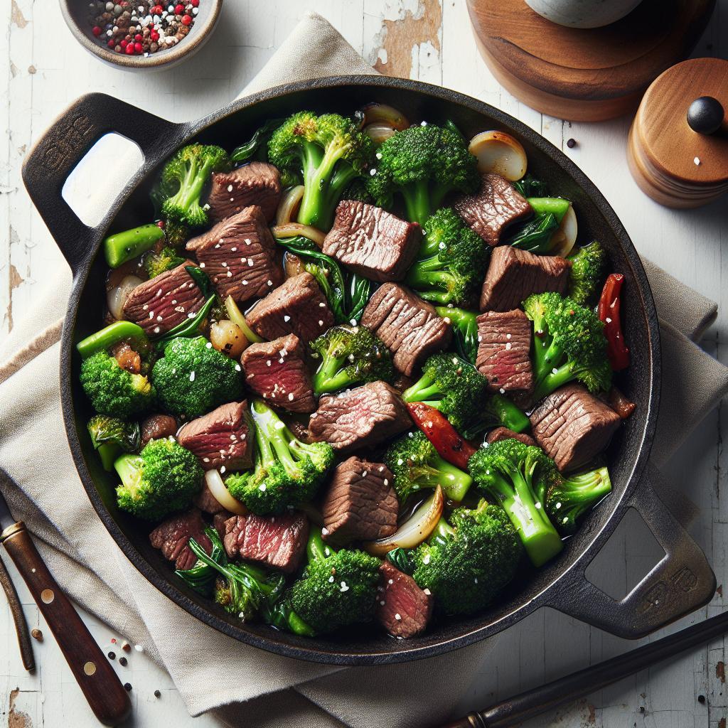 Sizzling Beef and Broccoli Skillet: Quick, Flavorful Feast