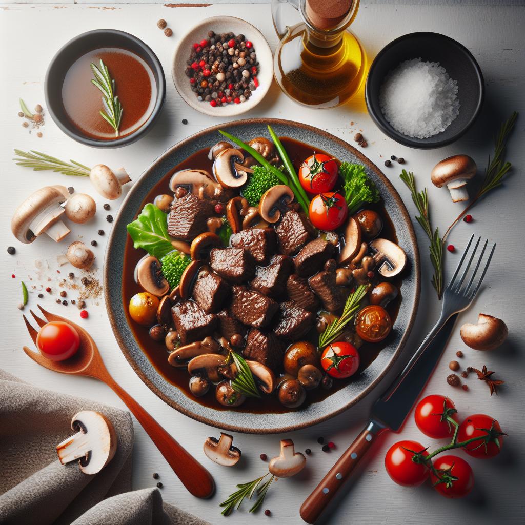 Savory Beef Tips with Mushroom Gravy: A Hearty Classic Recipe