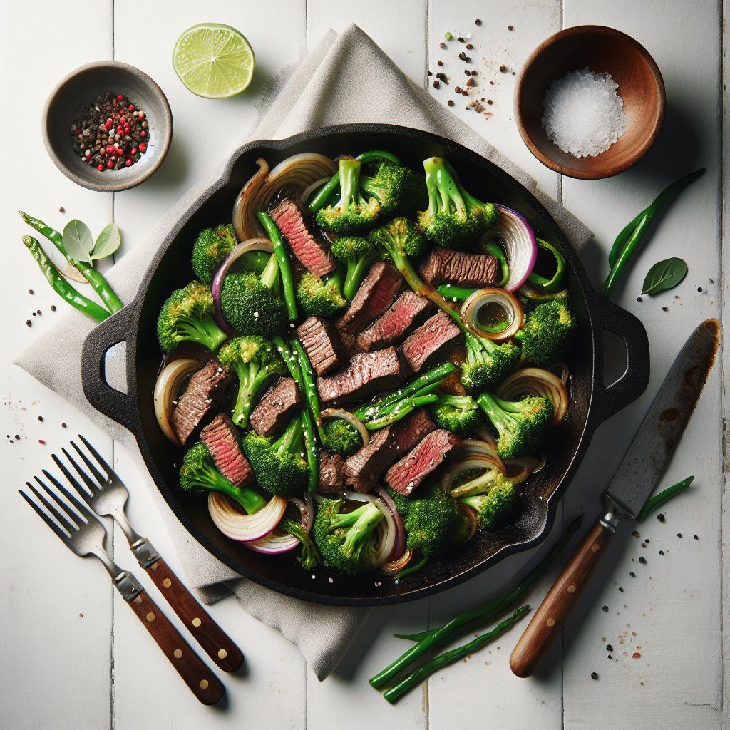 Sizzling Beef and Broccoli Skillet: Quick, Flavorful Feast