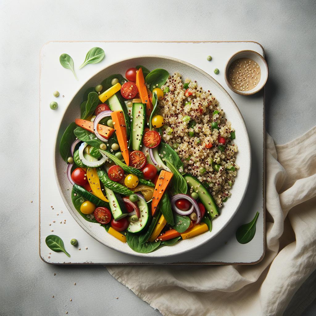Flavor-Packed Roasted Veggie Quinoa Salad Recipe Unveiled