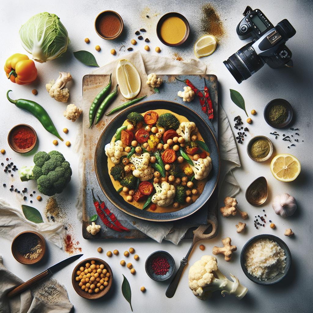 Roasted Cauliflower & Chickpea Curry: A Flavorful Feast