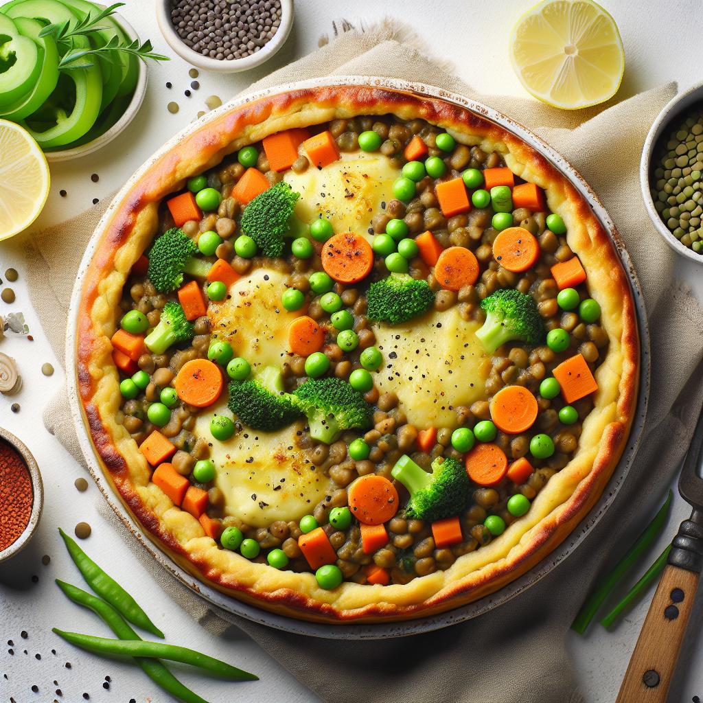 Hearty Vegetarian Lentil Shepherd's Pie: Comfort Made Green
