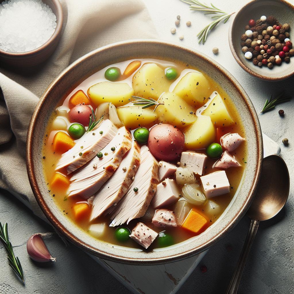 Hearty Turkey and Potato Soup: Comfort in Every Spoonful
