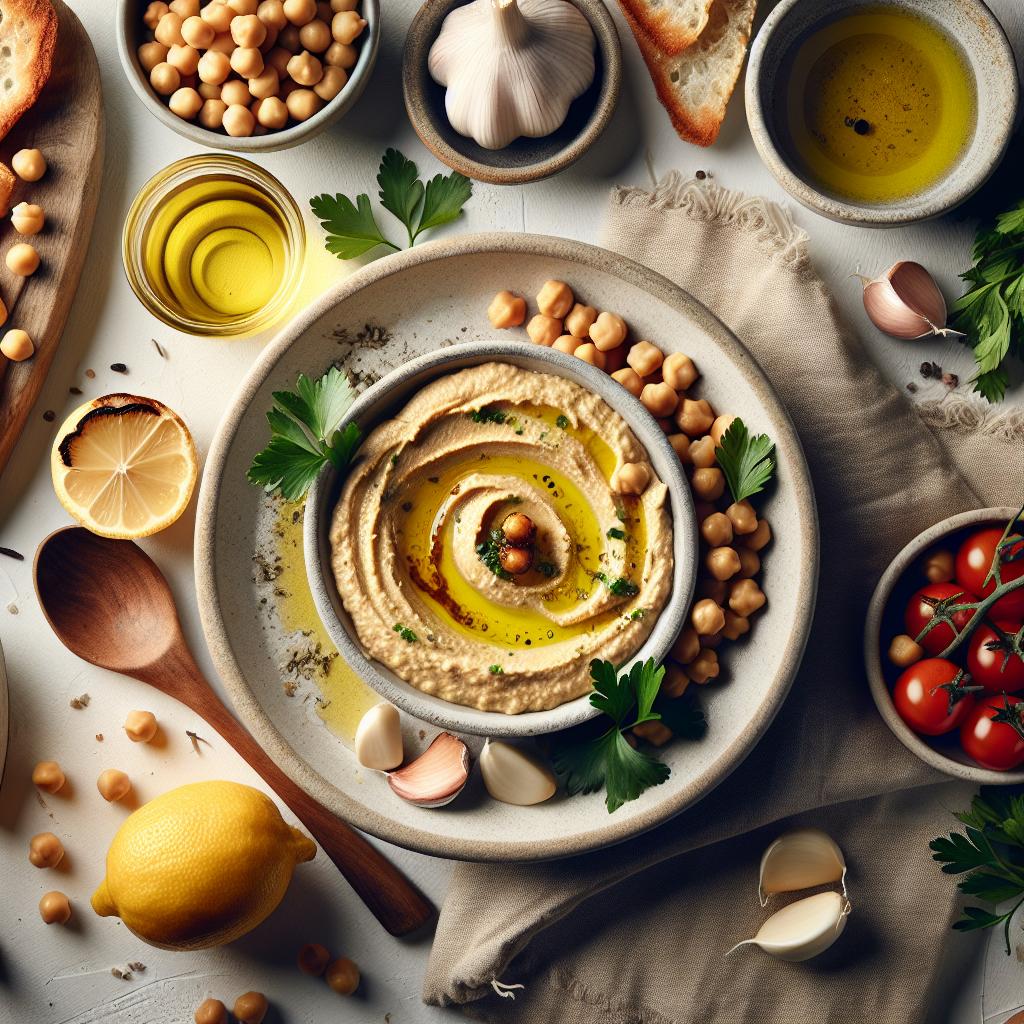 Unlock Flavor: How to Make Roasted Garlic Hummus Dip