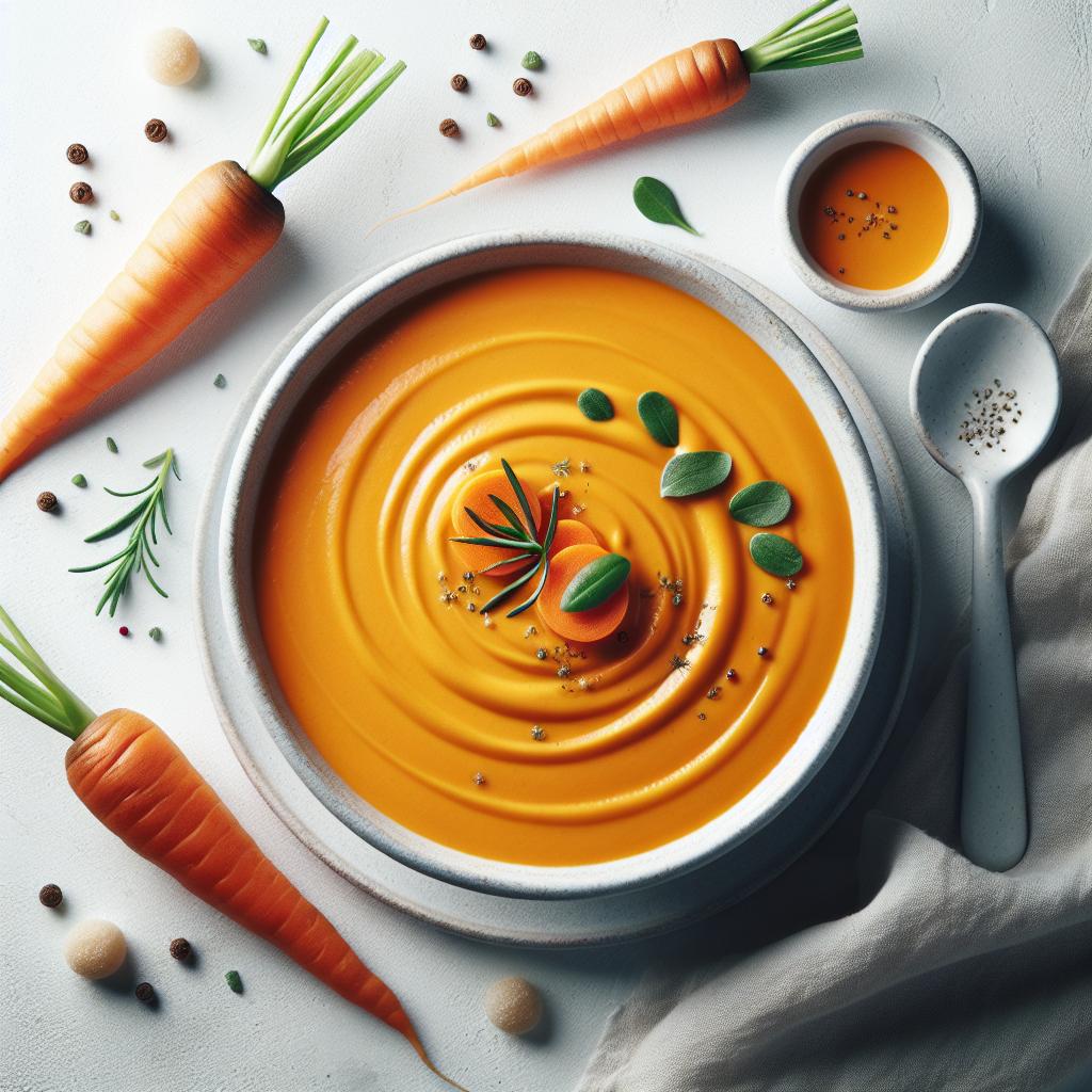 Velvety Carrot Soup: A Creamy Twist on Classic Comfort