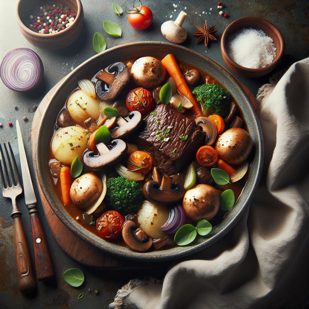 Hearty Beef and Mushroom Stew: A Comfort Food Classic