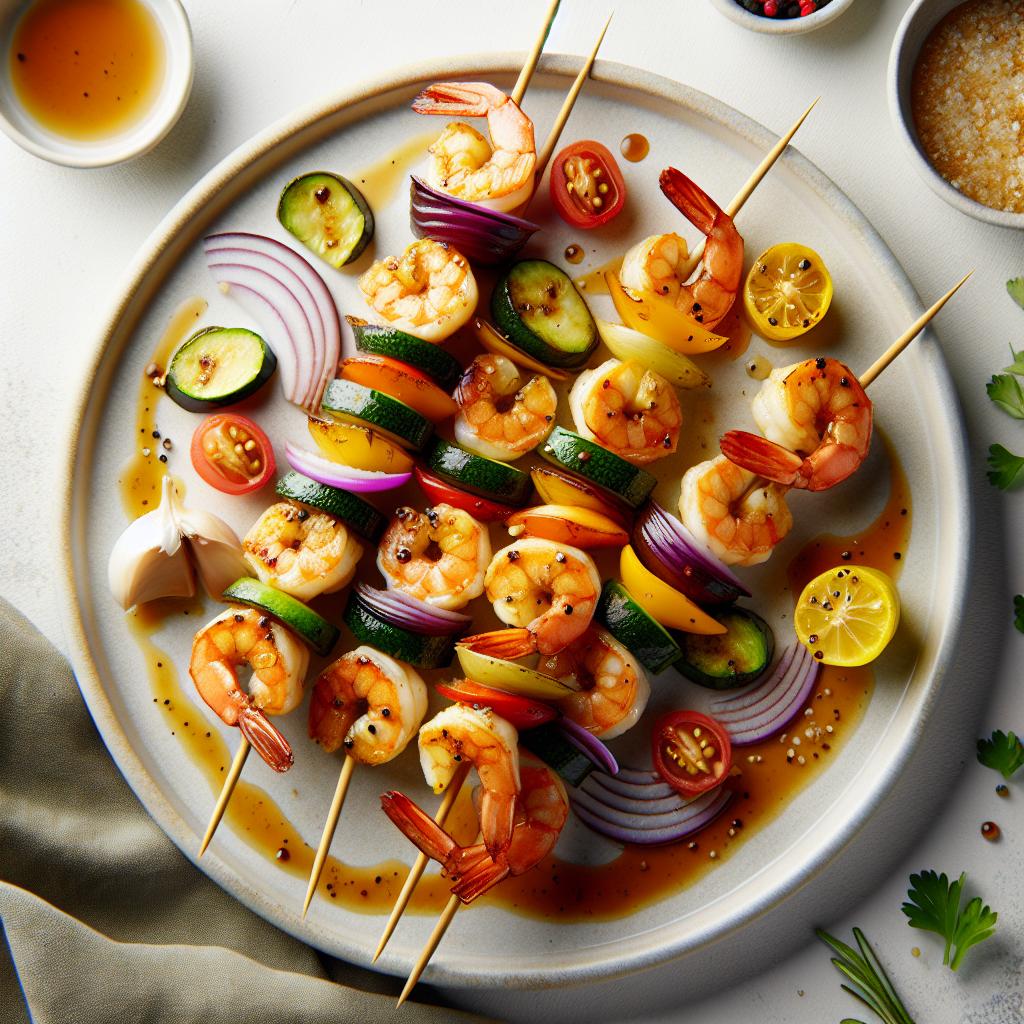 Sweet & Savory Honey Garlic Shrimp Skewers Recipe Guide