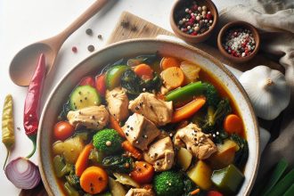 Hearty Chicken and Vegetable Stew: A Nutritious Comfort Bowl
